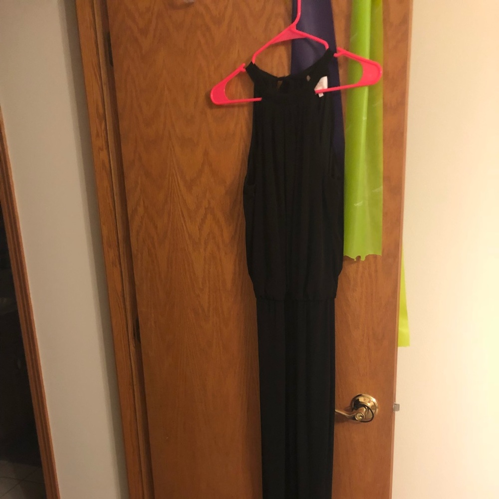 Laundry black jump suit
